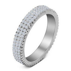 S925 Sterling Silver Ring Micro Set For Women