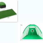 Golf Practice Net Tent Golf Hitting Cage Garden Grassland Practice Tent Golf Training Equipment Mesh Outdoor