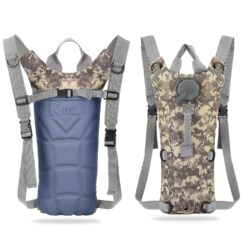 1Pc 3L Tactical Hydration Pack  Water Bladder Adjustable Water Drink Backpack For Hiking Cycling Climbing Running