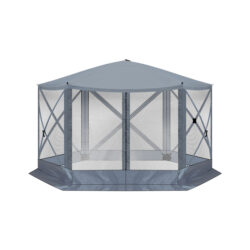 12X12ft Dark Gray Hexagonal Automatic Folding Tent