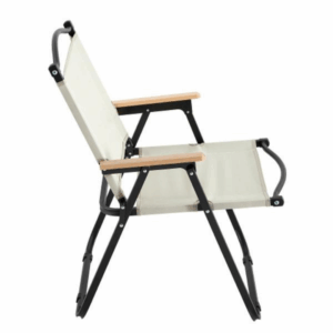 Folding Outdoor Chair For Indoor And Outdoor Use, Suitable For Camping, Picnic, Beach, Backyard, Barbecue, Party, Terrace, Beige