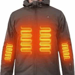 Heated Jacket For Men Soft Shell Heating Hood Jacket ANTARCTICA GEAR Winter Coat For Hunting Camping Climbing