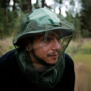 Outdoor camping, mosquito proof head protection net, mosquito mask, mesh head cover, mosquito net hat, outdoor fishing, beekeeping net, mesh hat