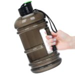 2.2L Water Bottle 75oz Half Gallon Capacity Leakproof BPA Free Odorless Material Solid Jug Daily Hydration Gym Fitness Athletic Gear Sports Water