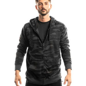 Burnside B8615 Men's French Terry Full-Zip Hooded Sweatshirt