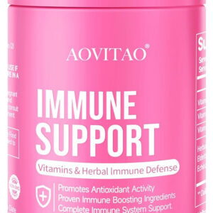 Immune Support Supplement Natural Herbal Cognitive Support Booster and Mushroom with Lion's Mane, Reishi Supplement for Memory Cognitive